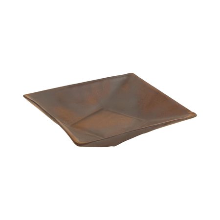 ELK STUDIO Square Platter in Cerametal Finish CPLAT002